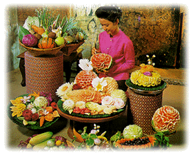 A traditional Thai meal.