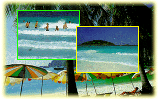 Enjoyment of sun, sea and sand